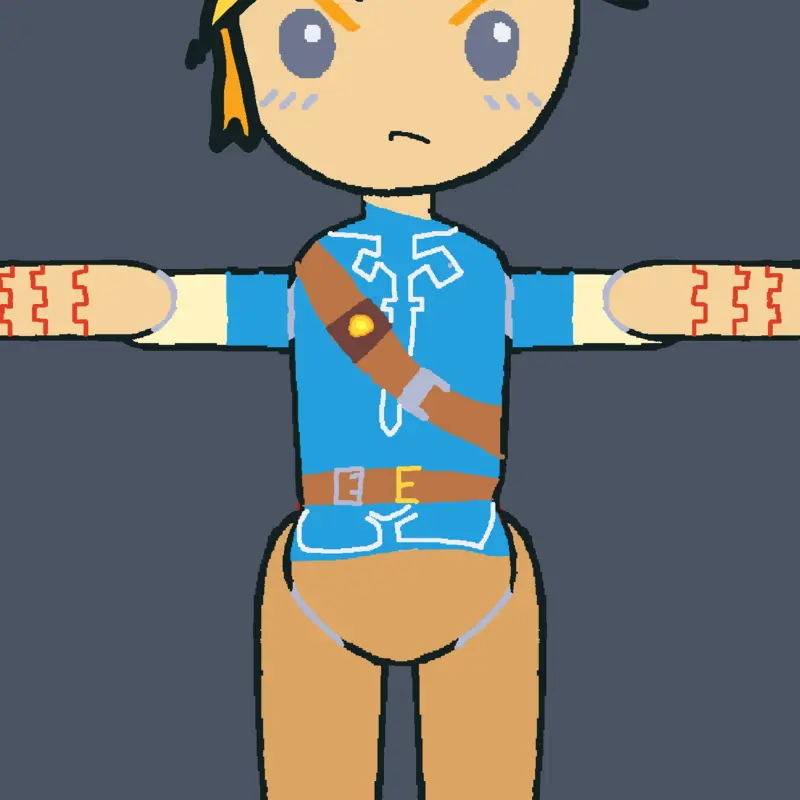 Link (loz) rag doll by @daboy427