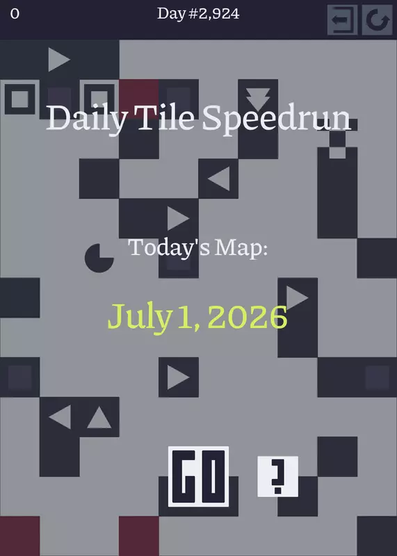 Daily Tile Speedrun by @Ishu100