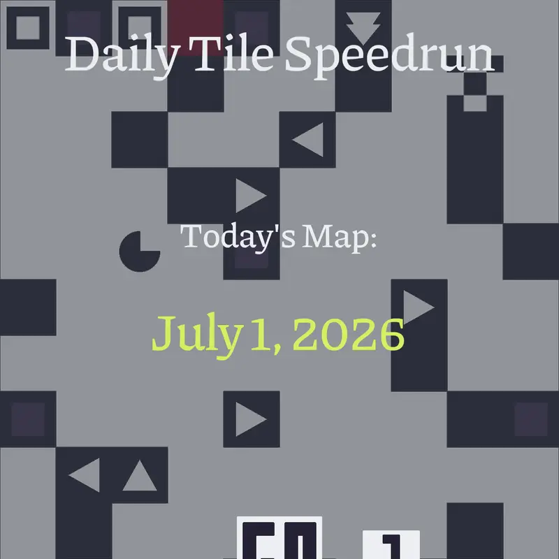 Daily Tile Speedrun by @Ishu100
