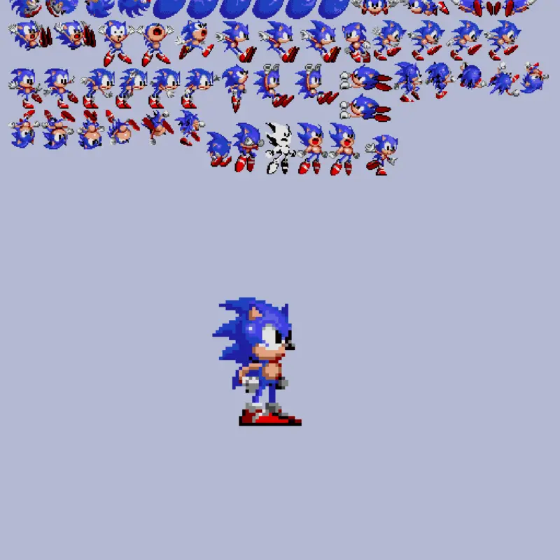 sonic by @Drabthespritter2be5