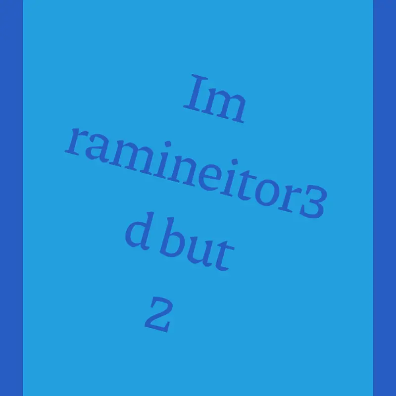 My reveal by @ramineitor3D_2