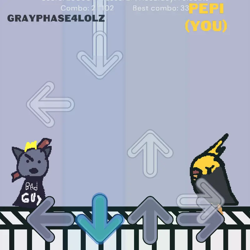 FNF gray vs pepi by @Pepi_official