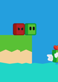 Nooo green cube