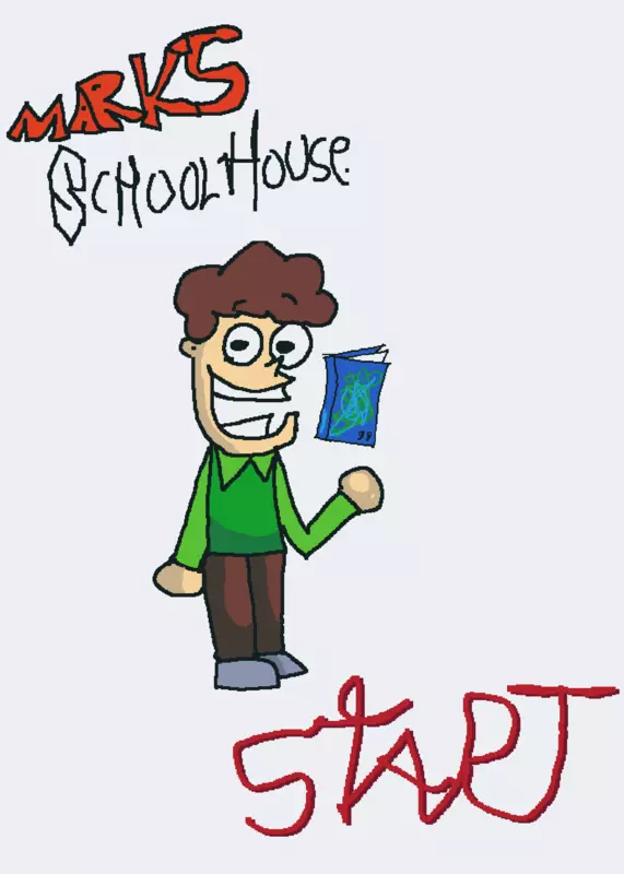 Mark's schoolhouse by @gummyredstudio