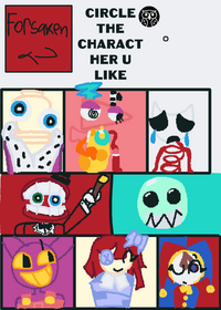 Circle the characters u like