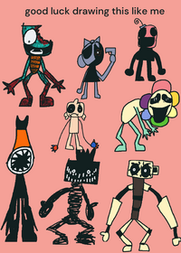 yet another dandysworld creepypasta art...