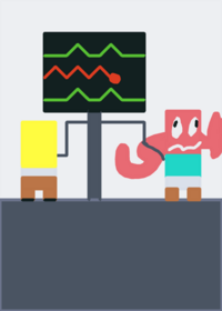 Spongebob heartbeat wave meme
