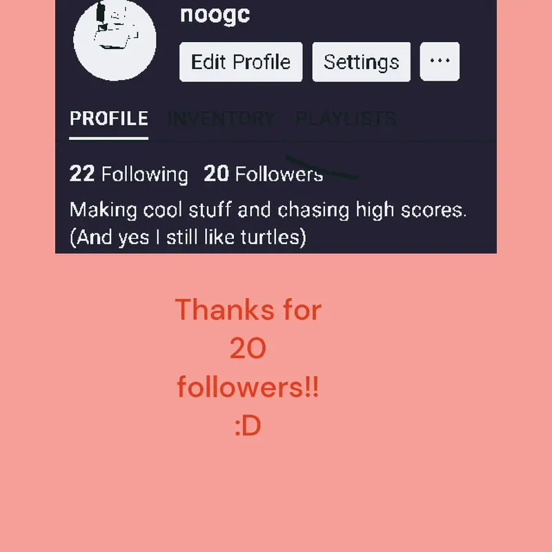 20 followers!! by @noogc