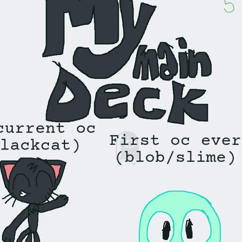 Main deck by @blackcat_da_furry