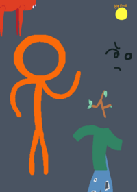 Stick man dress up