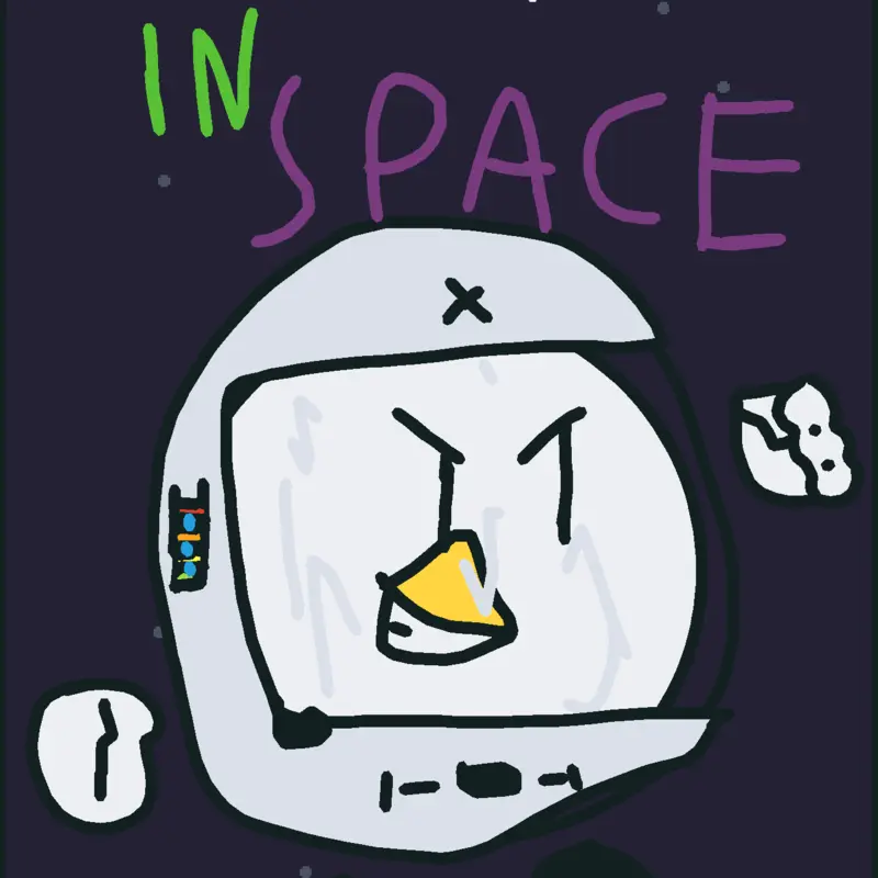 CHICKEN IN SPACE by @Maxwell908