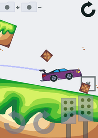 An car crash test using akmeds tank controls...