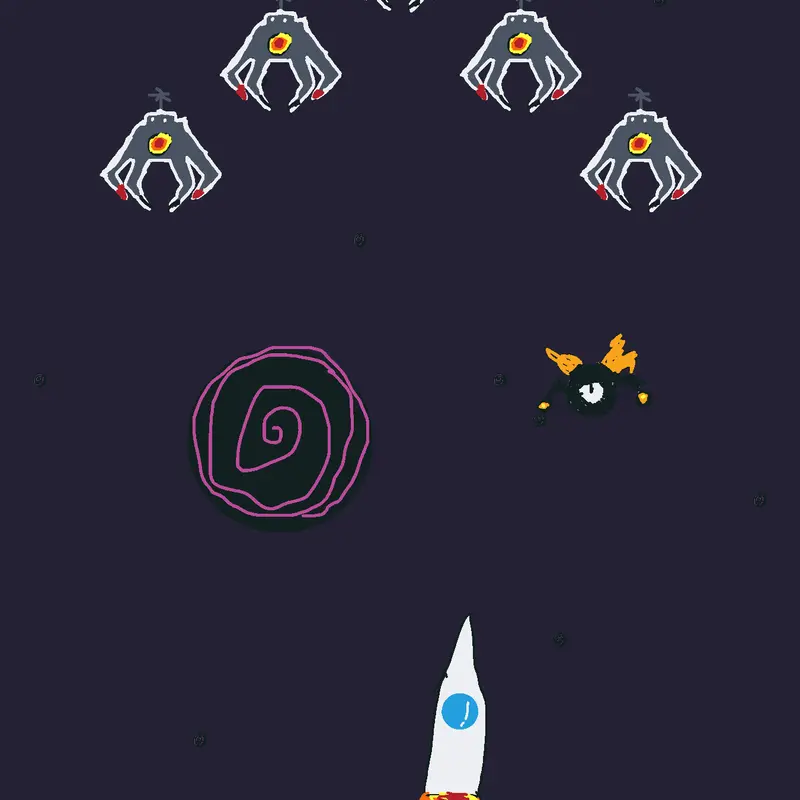 The rocket is now a character by @7488474