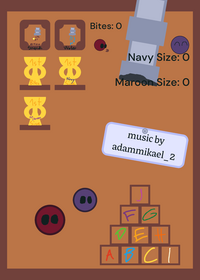 feed maroon n navy deluxe