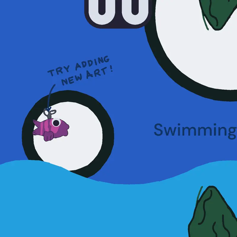 Swimming Barnaby by @CAXSYPLAYZ_3
