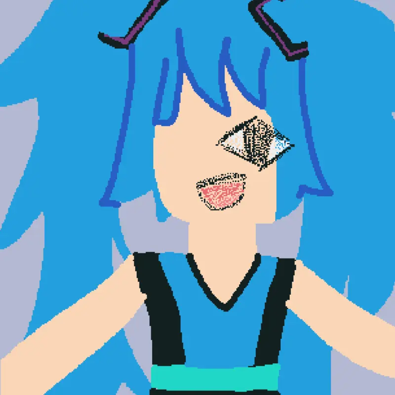 Miku in my style🧷✨ by @funnyBunnyOnCastle