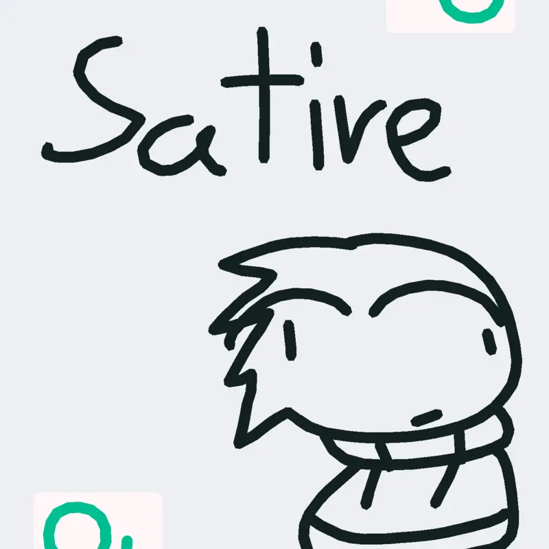 Satire btw. by @random_greenblob
