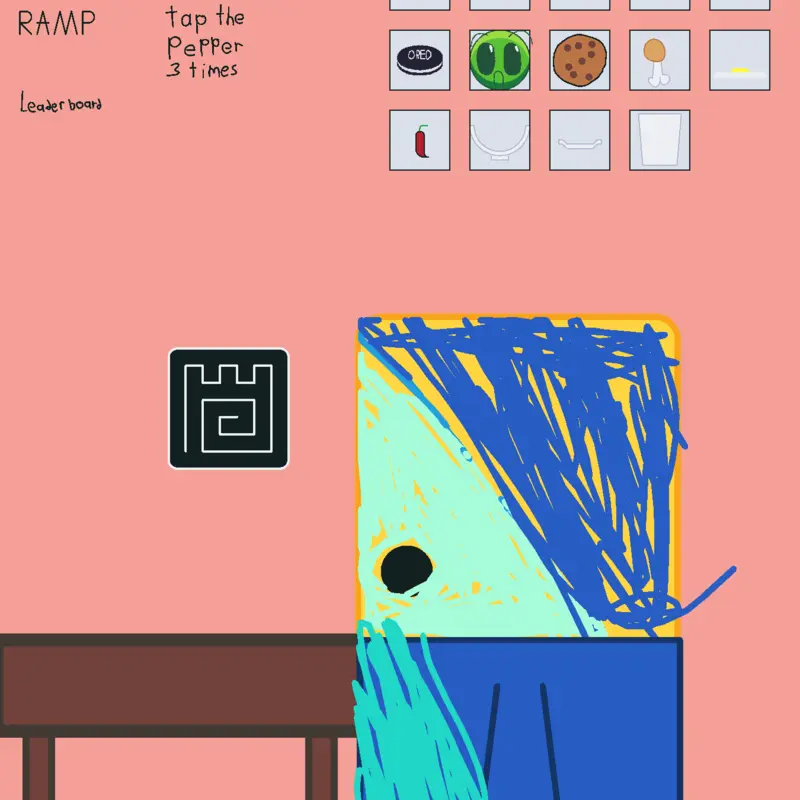 Cuby the megaladon by @oliversghostgames