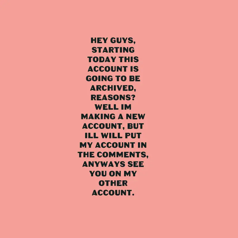 Im quitting on this account. by @MrZuffin