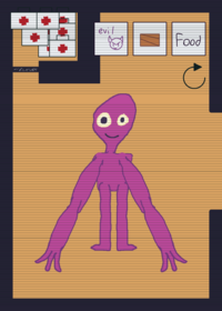 Alien morado