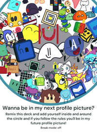 Wanna be in my next profile picture?