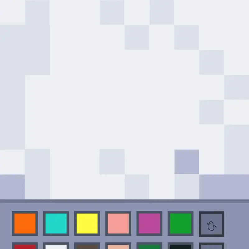Drawing in pixels by @KALI6builder