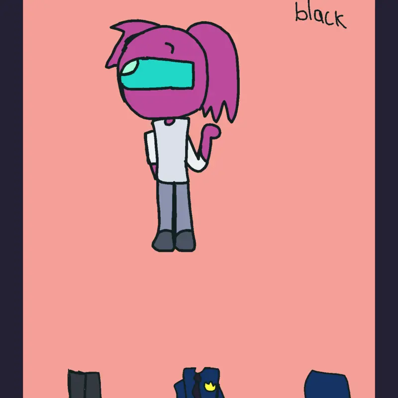 Among us show dressup by @fizthekitty