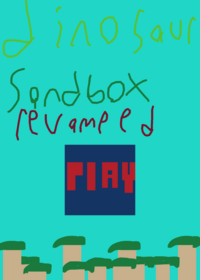 Dinosaur sandbox