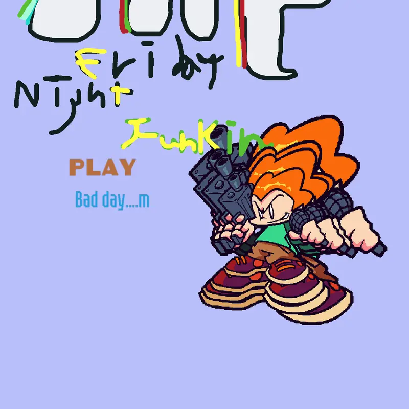 Fnf bad day mod pico by @Jahjah1