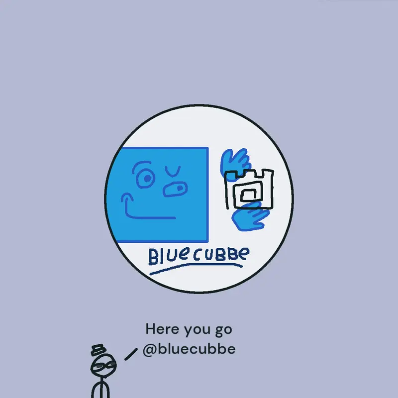 Pfp for bluecubbe by @vrboy123