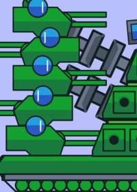 Tank size comparison of fictional tanks.