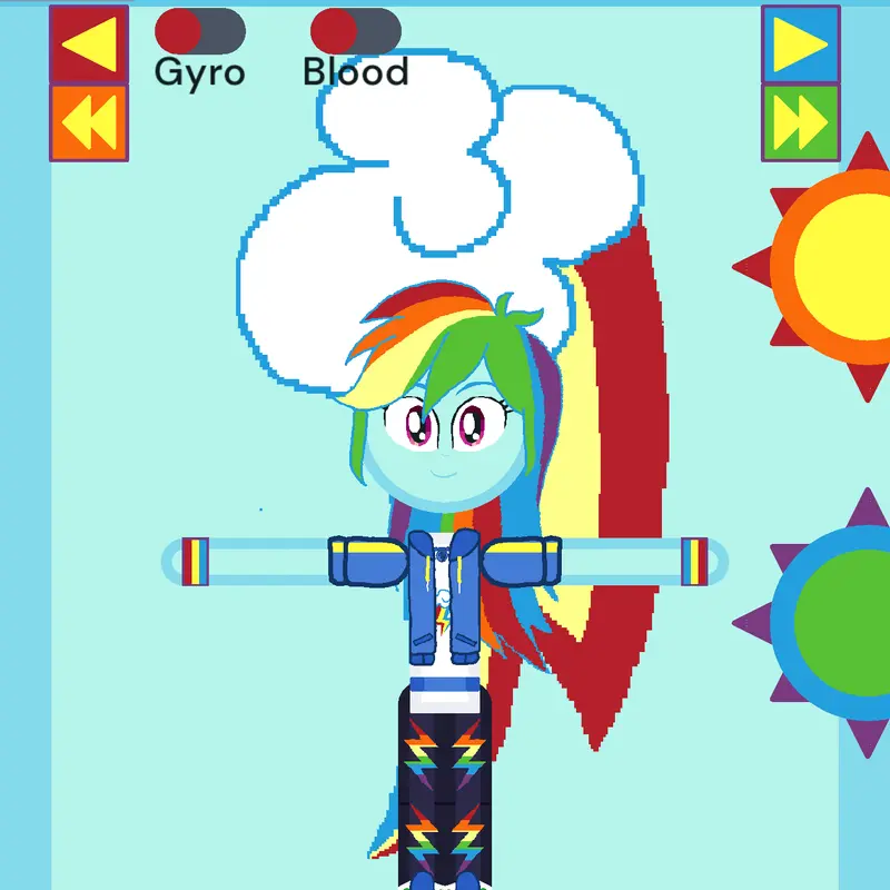 EG Rainbow Dash Ragdoll! by @NebulaStickmanz