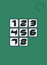 Sliders puzzle 3×3