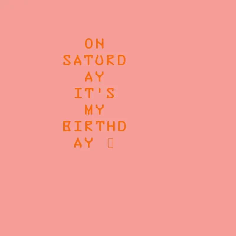 Happy early birthday to me by @AtticusDenniston