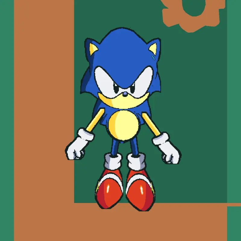 Sonic ragdoll by @bluududHp