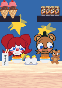 Feed circus baby and Freddy :3