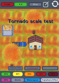 Tornado scale test