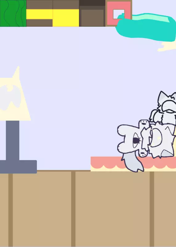 Slime pup hang out by @phighting_party_hat