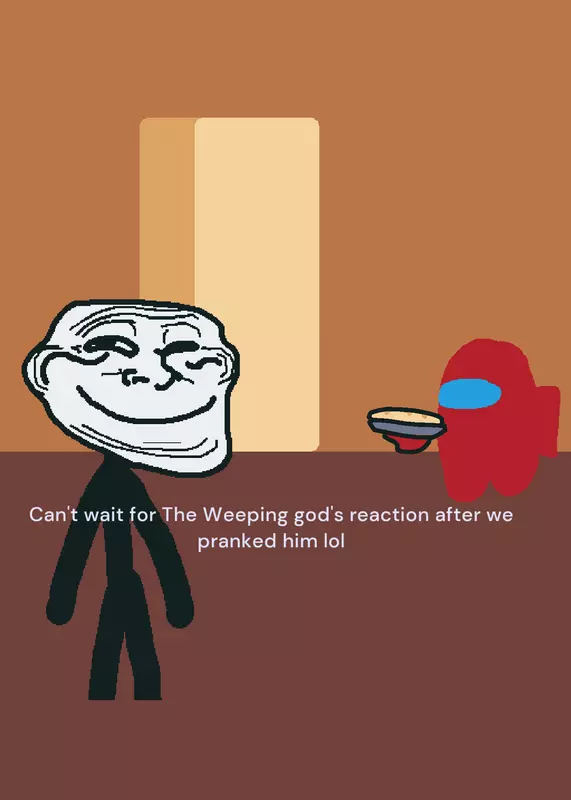 Prank (gone) wrong.. by @TheWeepingGod
