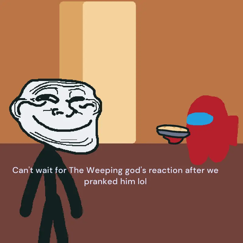 Prank (gone) wrong.. by @TheWeepingGod