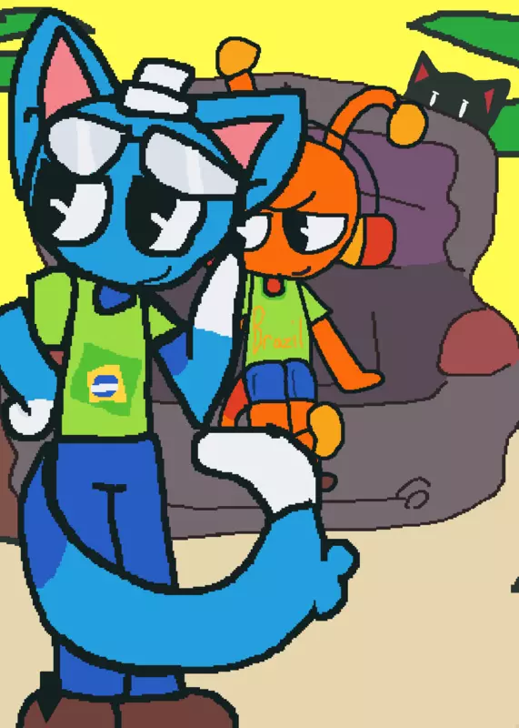 Come to Brazil (animation) by @-brocks-_-gaming-
