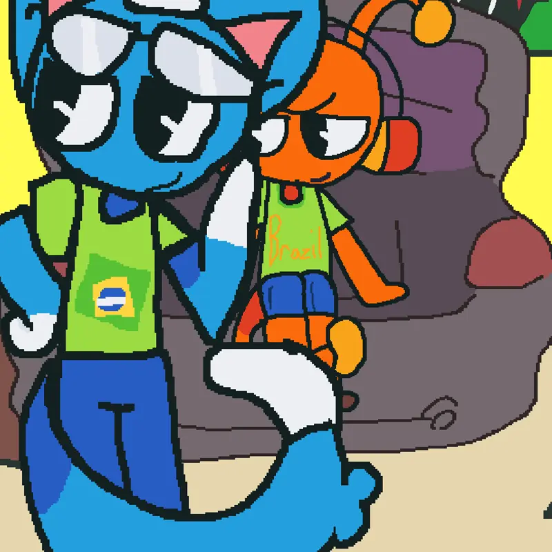 Come to Brazil (animation) by @-silvers-_-gaming-hi