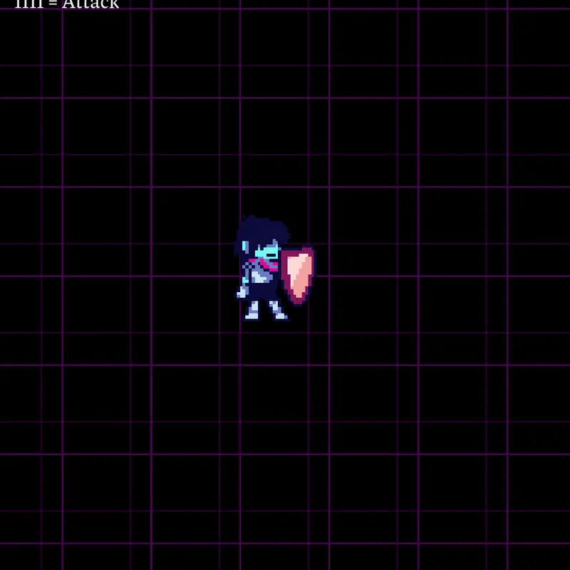 Kris battle sprites by @Placeholder_alt
