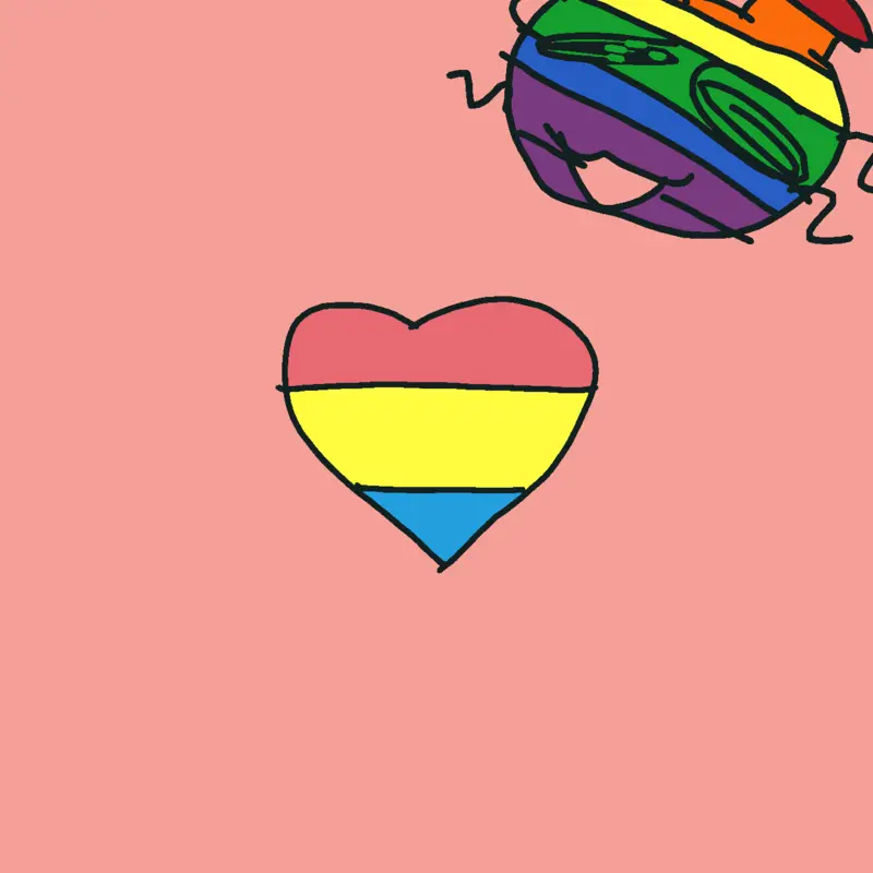 Two pride month things by @EdgyBerry