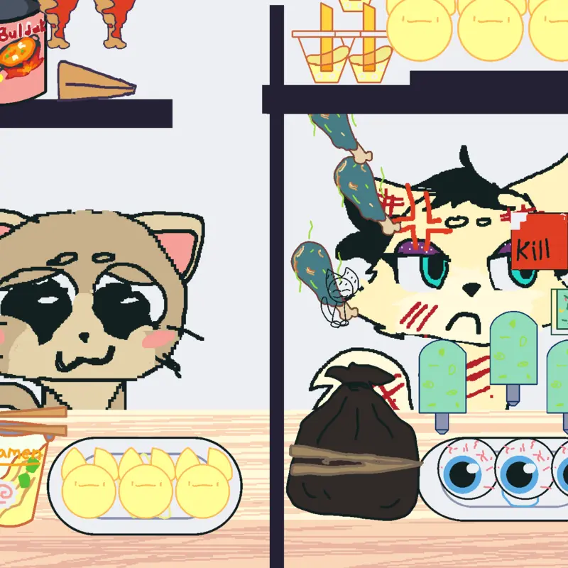 Cat ASMR cute by @strawberry_l0ving