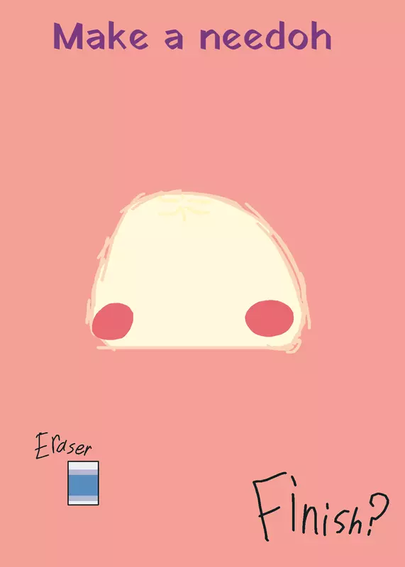 Draw a needoh by @SH3LLY1stFAN