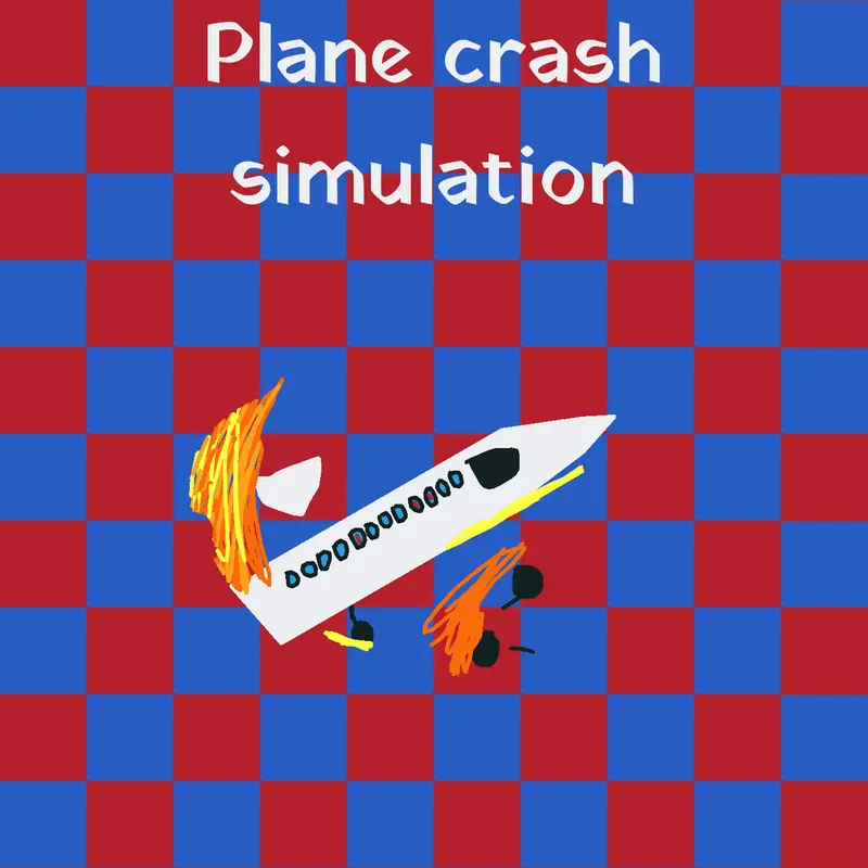 Plane crash by @GeoContent
