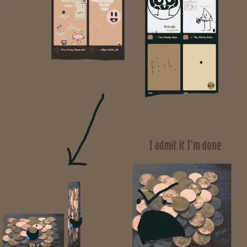 I call you dime and penny tower :))))))) by @characterplayz