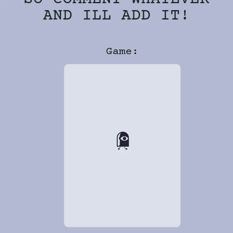 Game by @EggATB