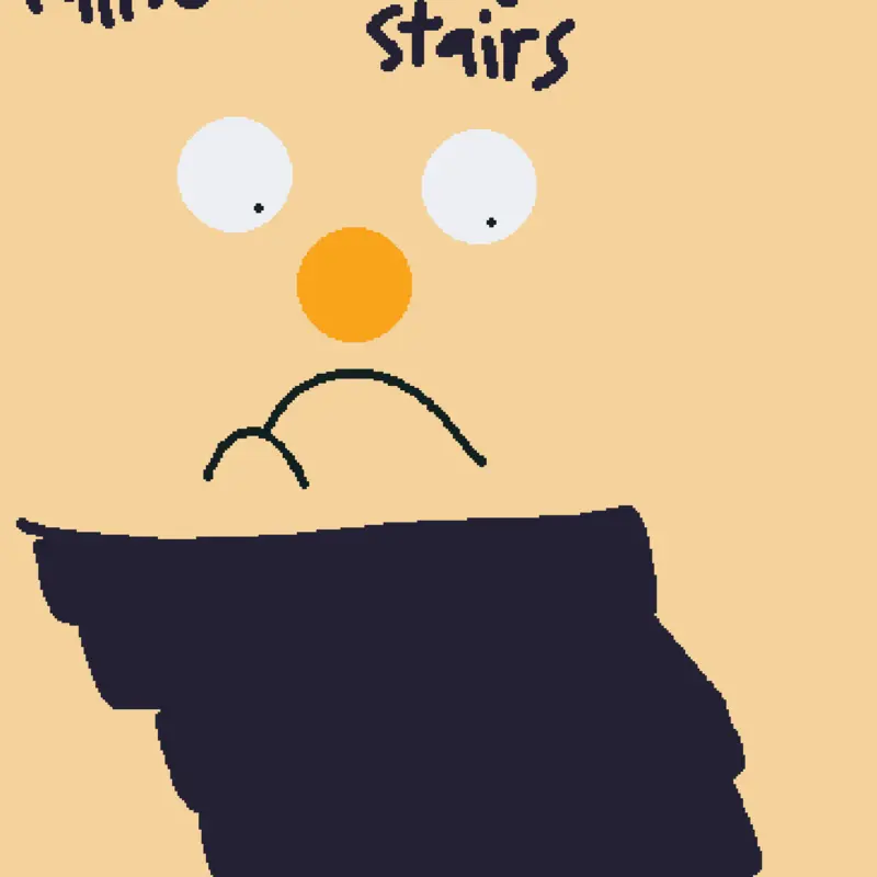 Payaso falls down the stairs by @payasoclown